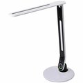 Estallar 18 in. Color Changing LED Desk Lamp with RGB Arm, White & Black ES2494402